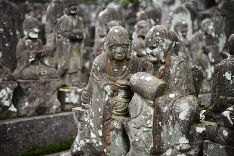 Descubriendo las esculturas del templo Kita-in