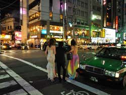 Roppongi, japones borracho