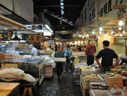 Tsukiji, interior del mercado