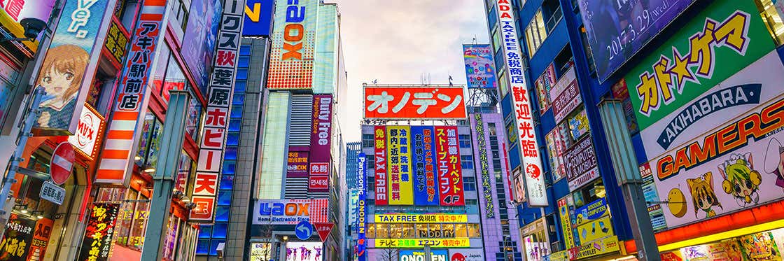 Electrónica y fotografía en Tokio